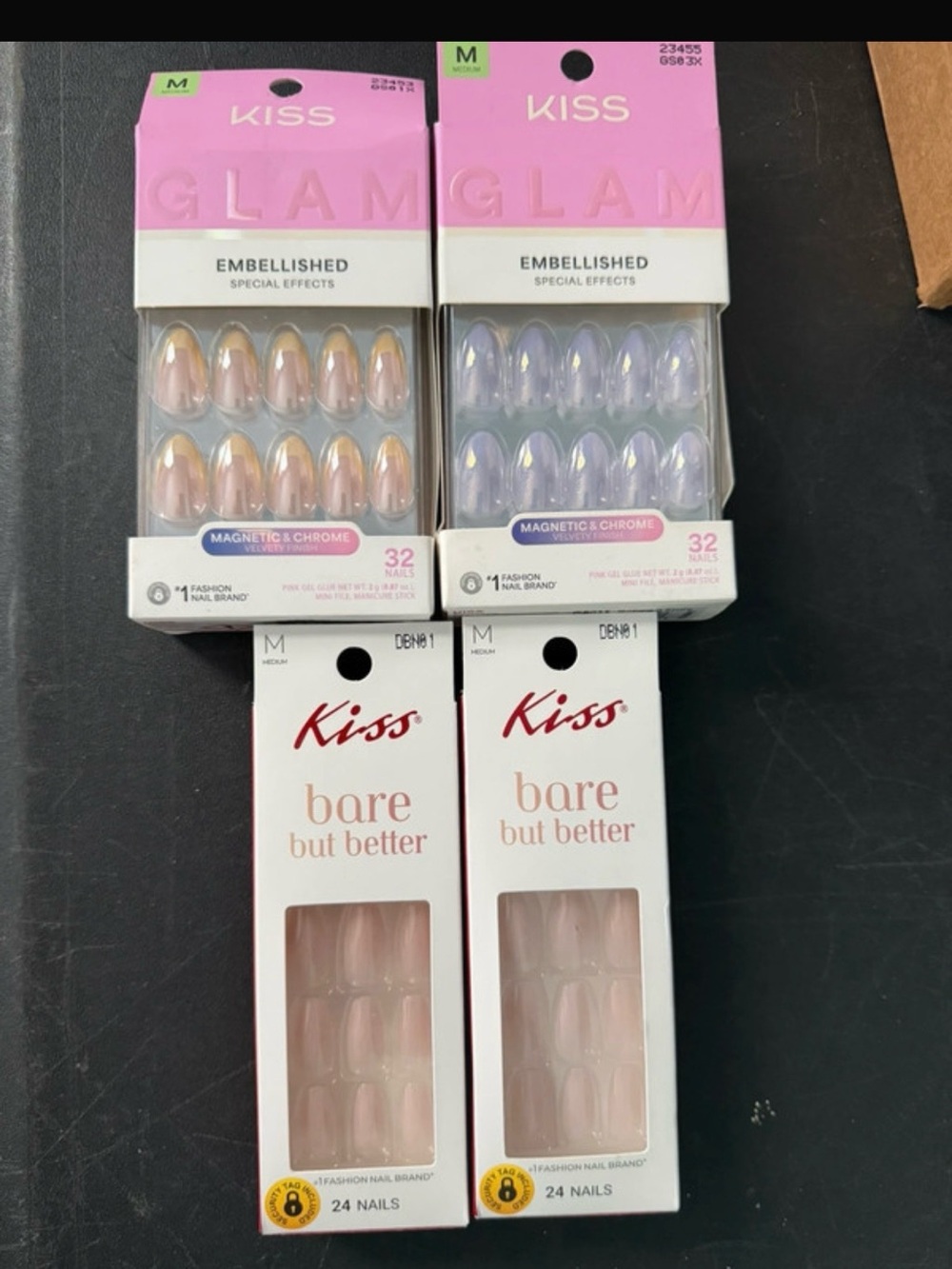 Kiss Nail Bundle 4 Packs of Nails